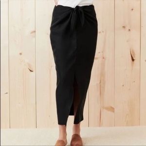 Jenni Kayne black sarong skirt size XS